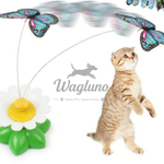 Electric Automatic Rotating Flower Interactive Pet Toy